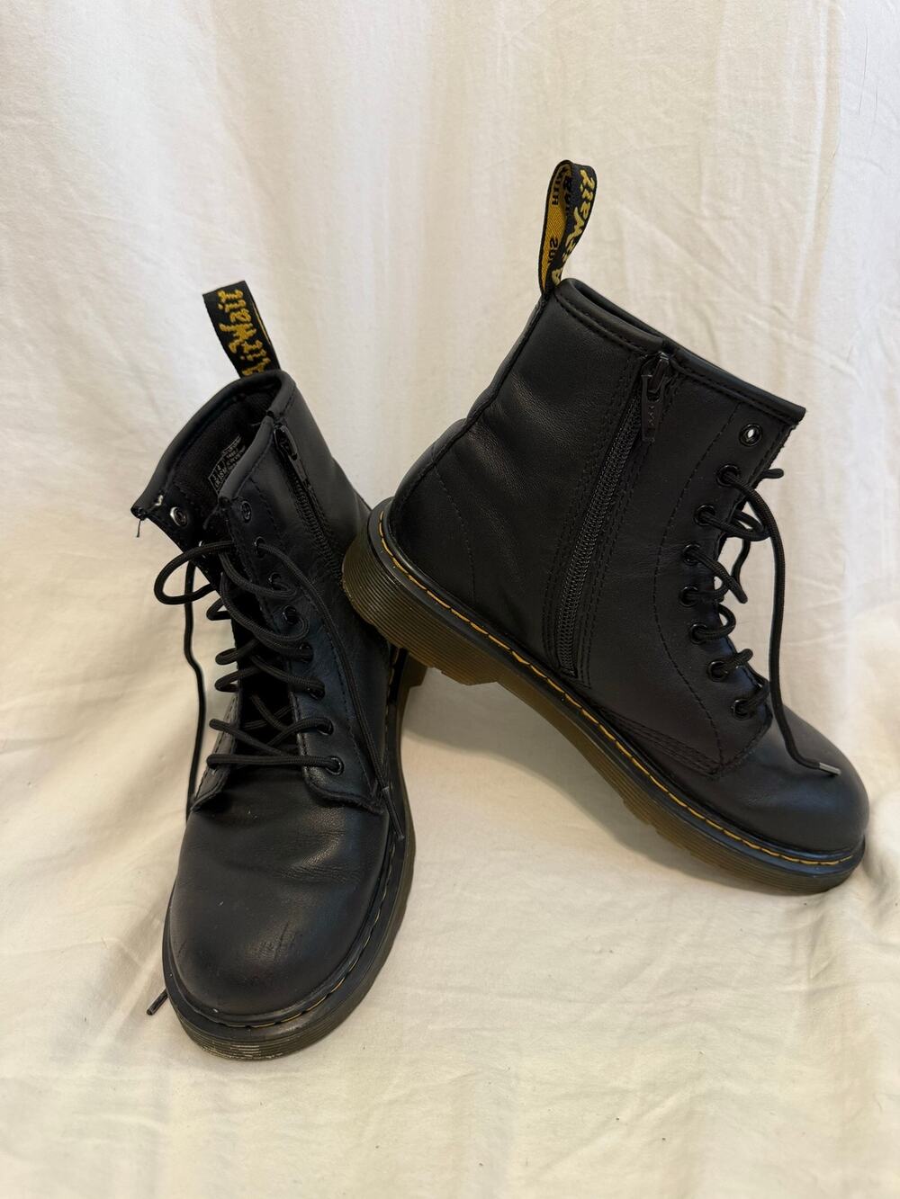 Dr. Martens Airwair Black Patent Leather Boots